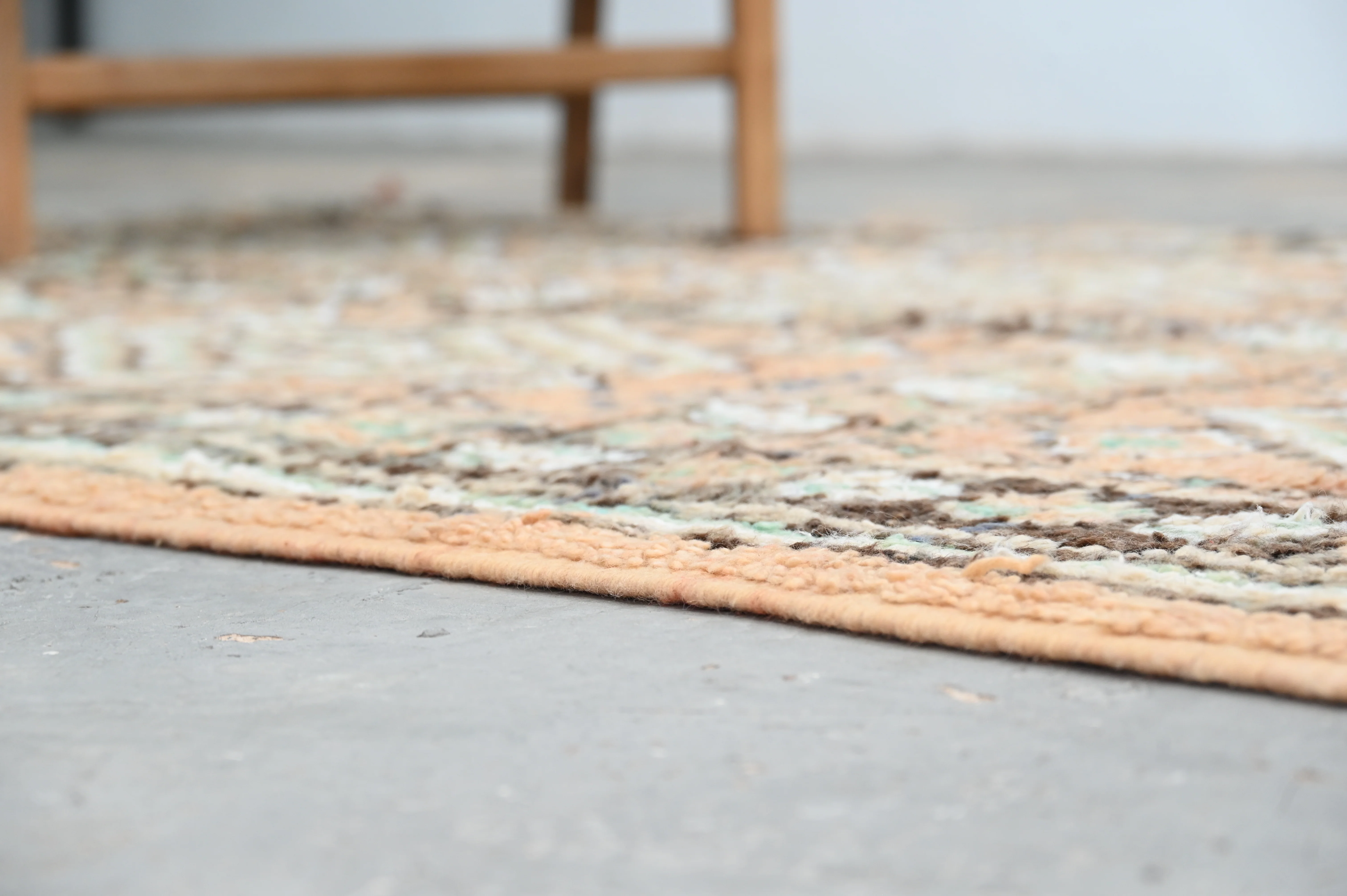 Vintage 1970s Handwoven Boujaad Rug, 340 x 140 cm, V-148 - Image 5