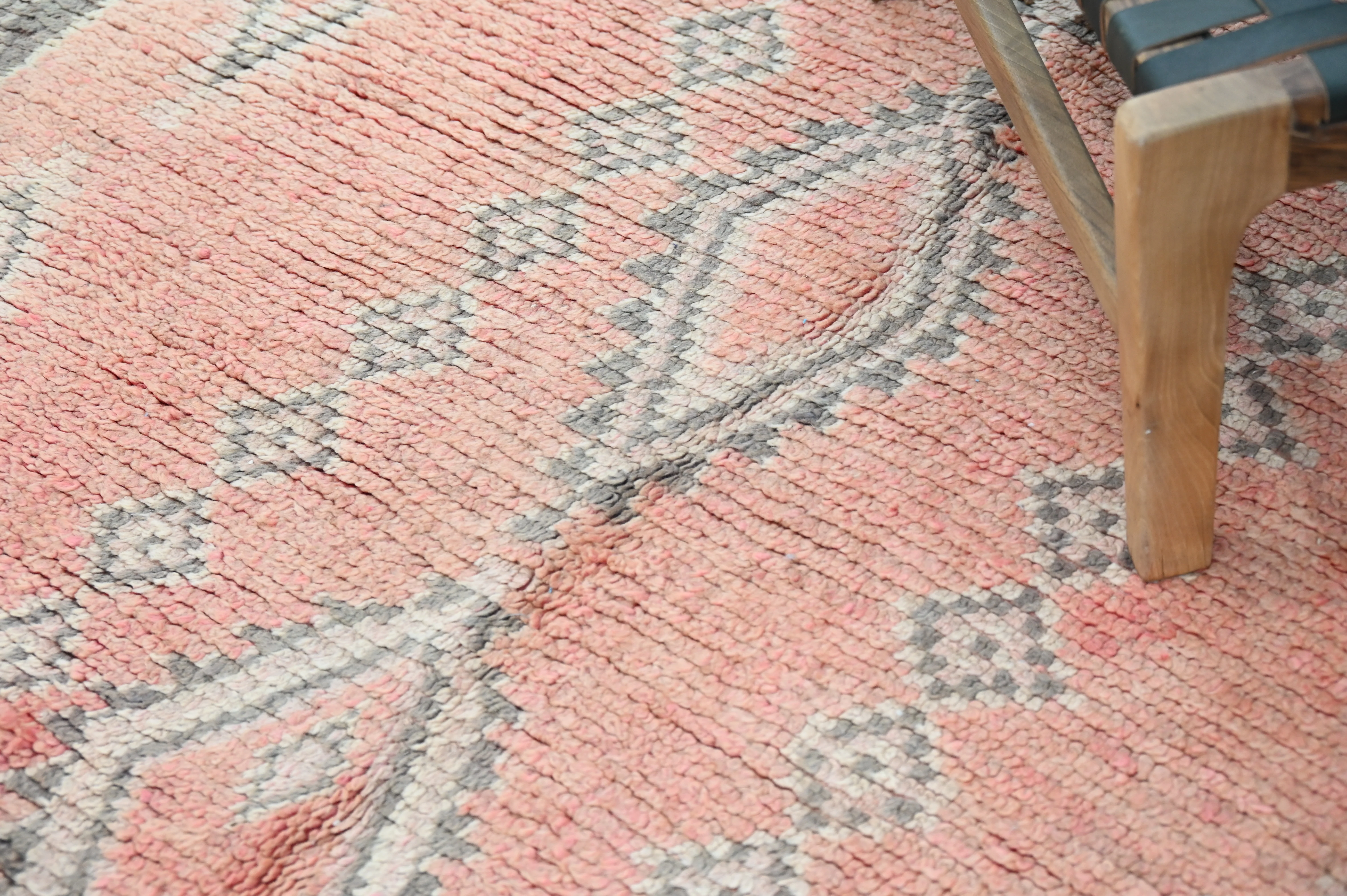 Vintage 1970s Handwoven Boujaad Rug, 340 x 150 cm, V-139 - Image 5