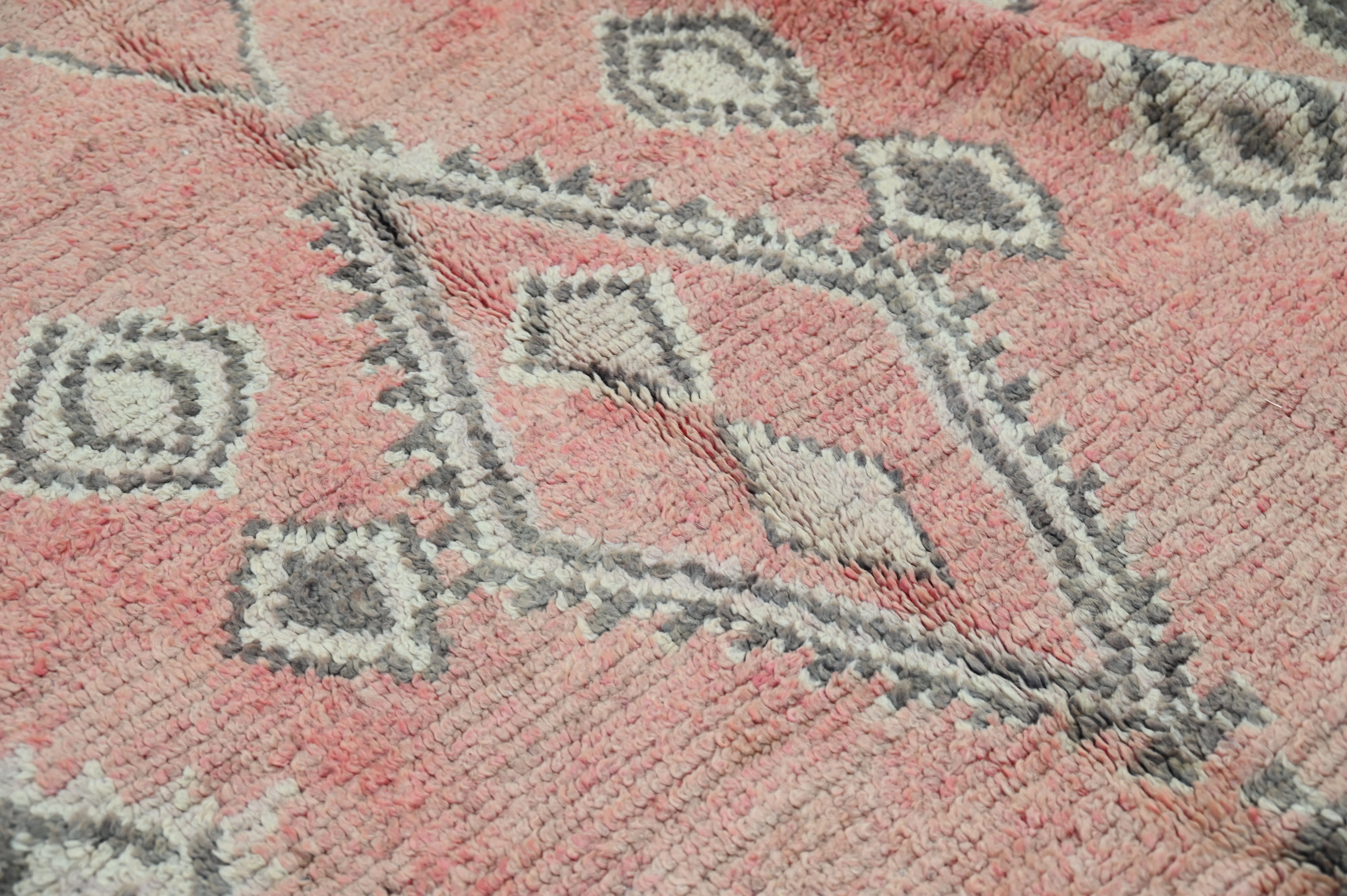 Vintage 1970s Handwoven Boujaad Rug, 340 x 150 cm, V-139 - Image 6