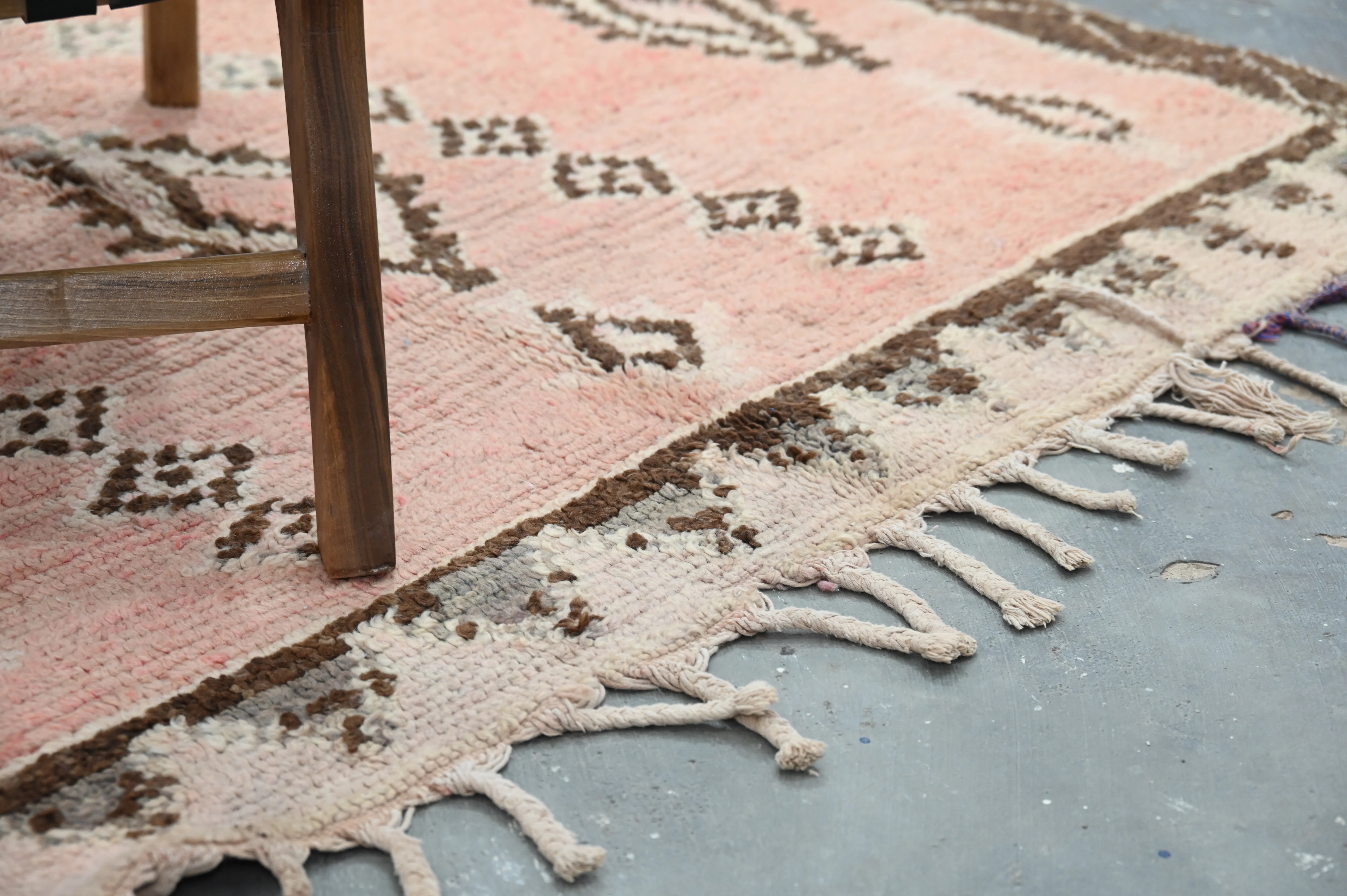 Vintage 1970s Handwoven Boujaad Rug, 340 x 150 cm, V-139 - Image 7