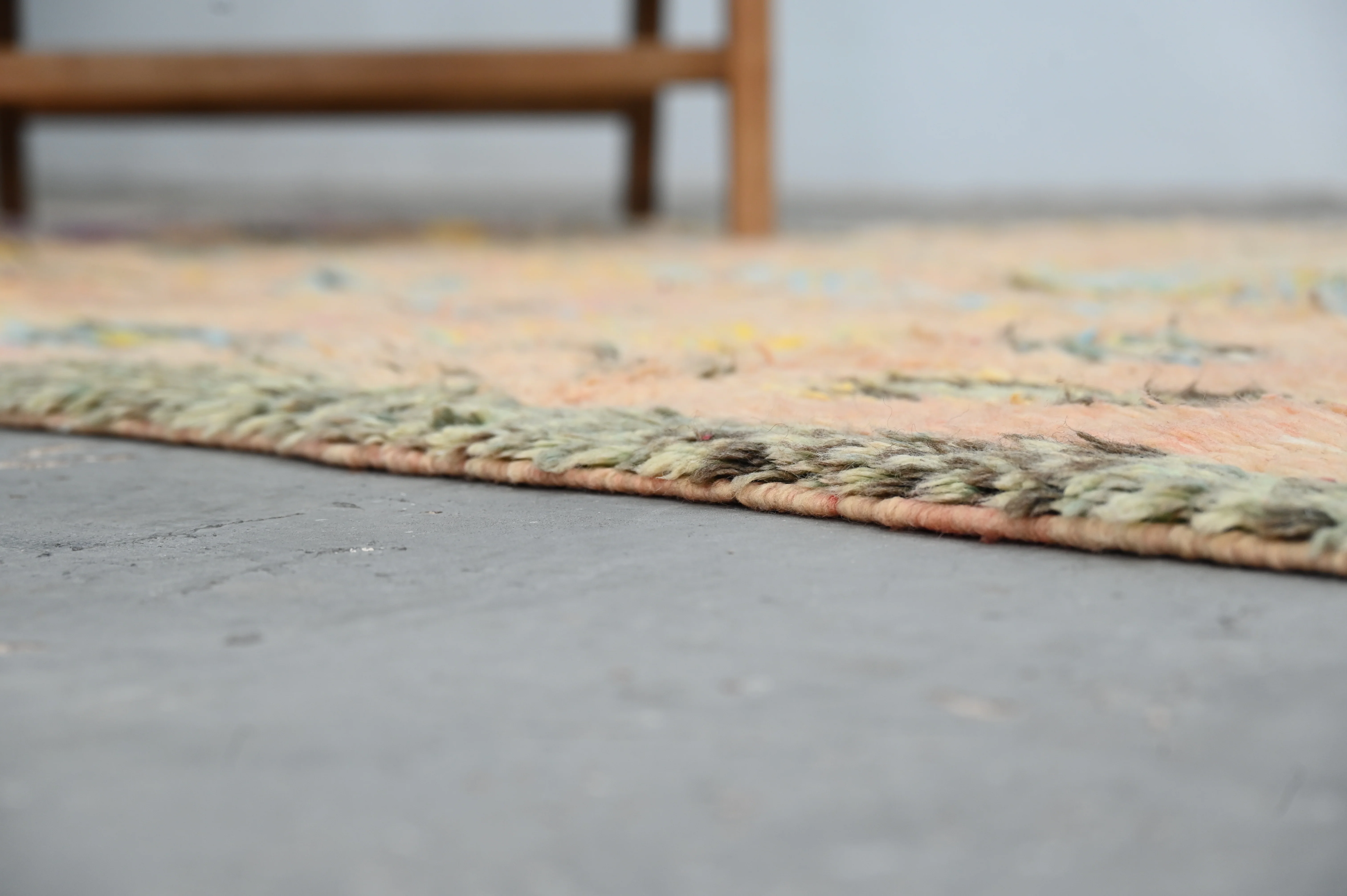 Vintage 1970s Handwoven Boujaad Rug, 350 x 135 cm, V-149 - Image 6
