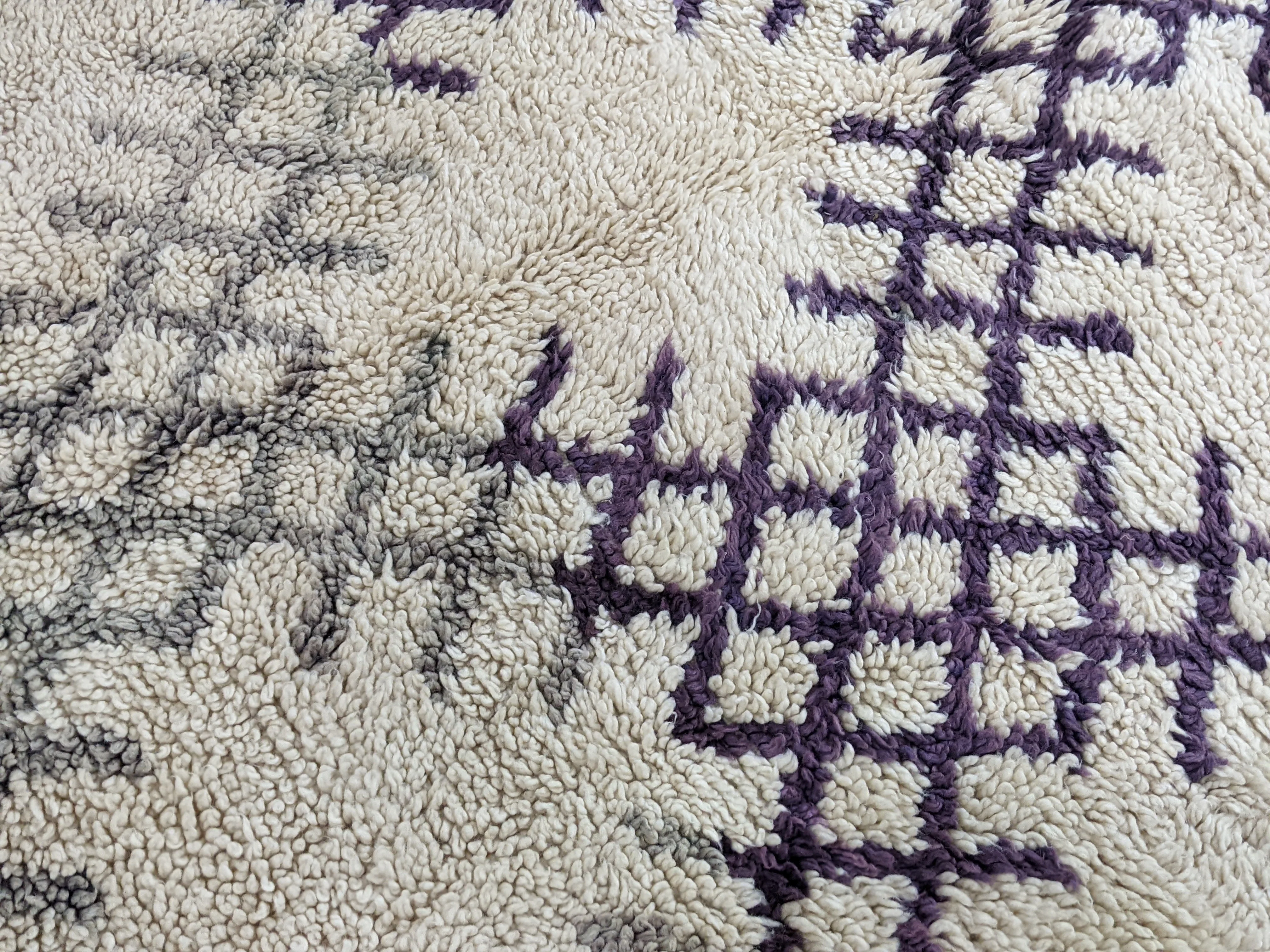 Vintage 1980s Beni Ouarain Handwoven Rug, 280 x 170 cm || 9,19 x 5,58 feet, V-7508 - Image 4