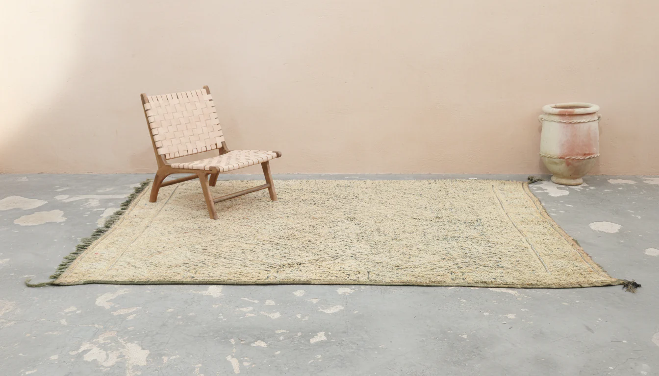 Vintage Beni M’Guild Rug 285×215 cm – Distressed Moroccan Berber Rug with Faded Tribal Patterns, GO-1006 - Image 2
