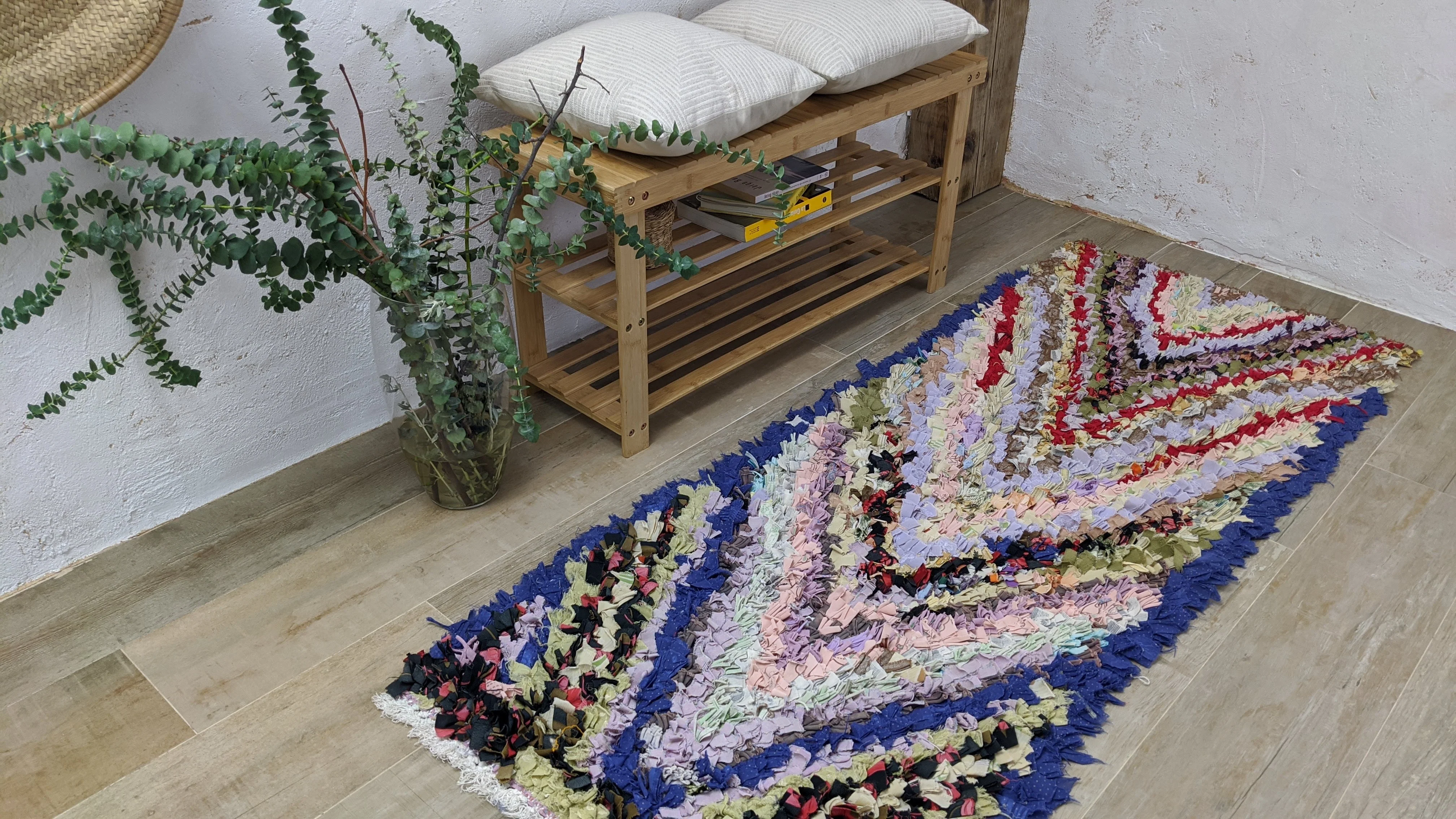 Vintage Berber Rug - 175 x 65 cm || 5.74 x 2.13 feet - Image 7