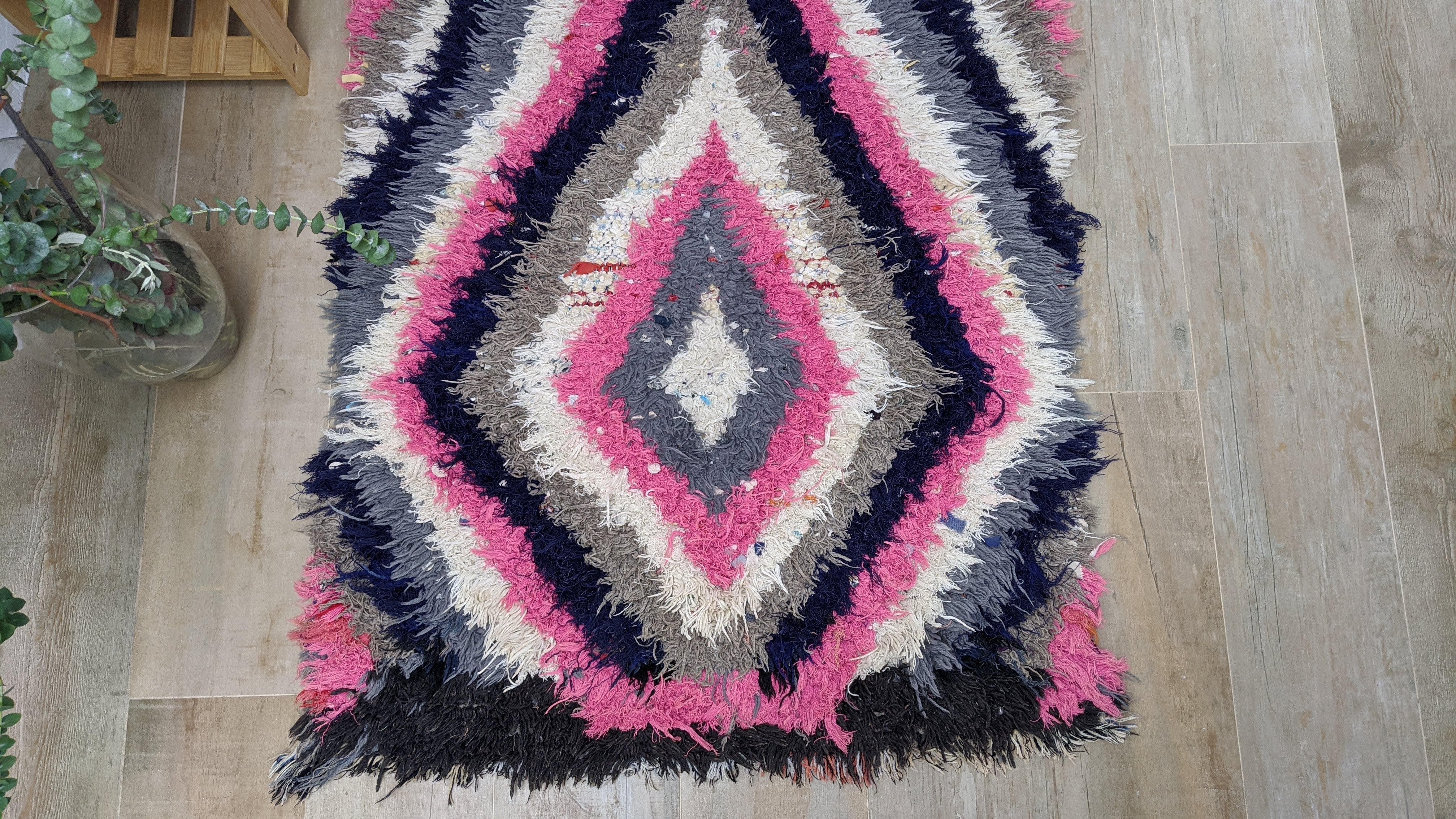 Vintage Berber Rug - 200 x 85 cm || 6.56 x 2.79 feet - Image 6
