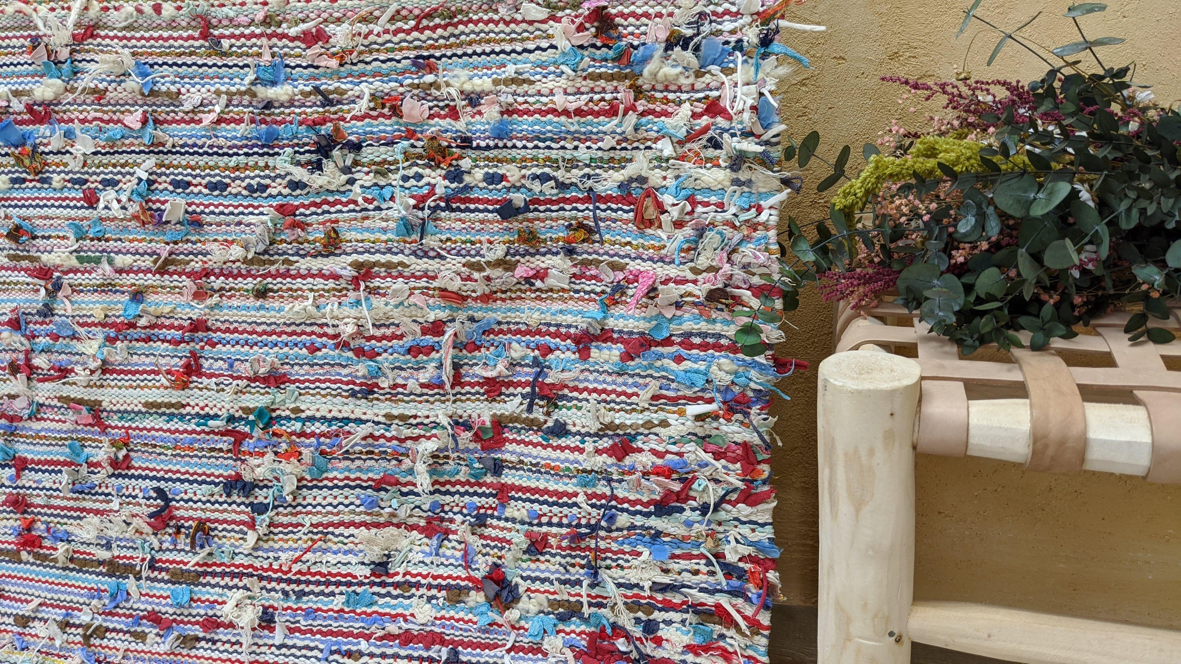 Vintage Boucherouite Rug - 165 x 90 cm || 5.41 x 2.95 feet - Image 2