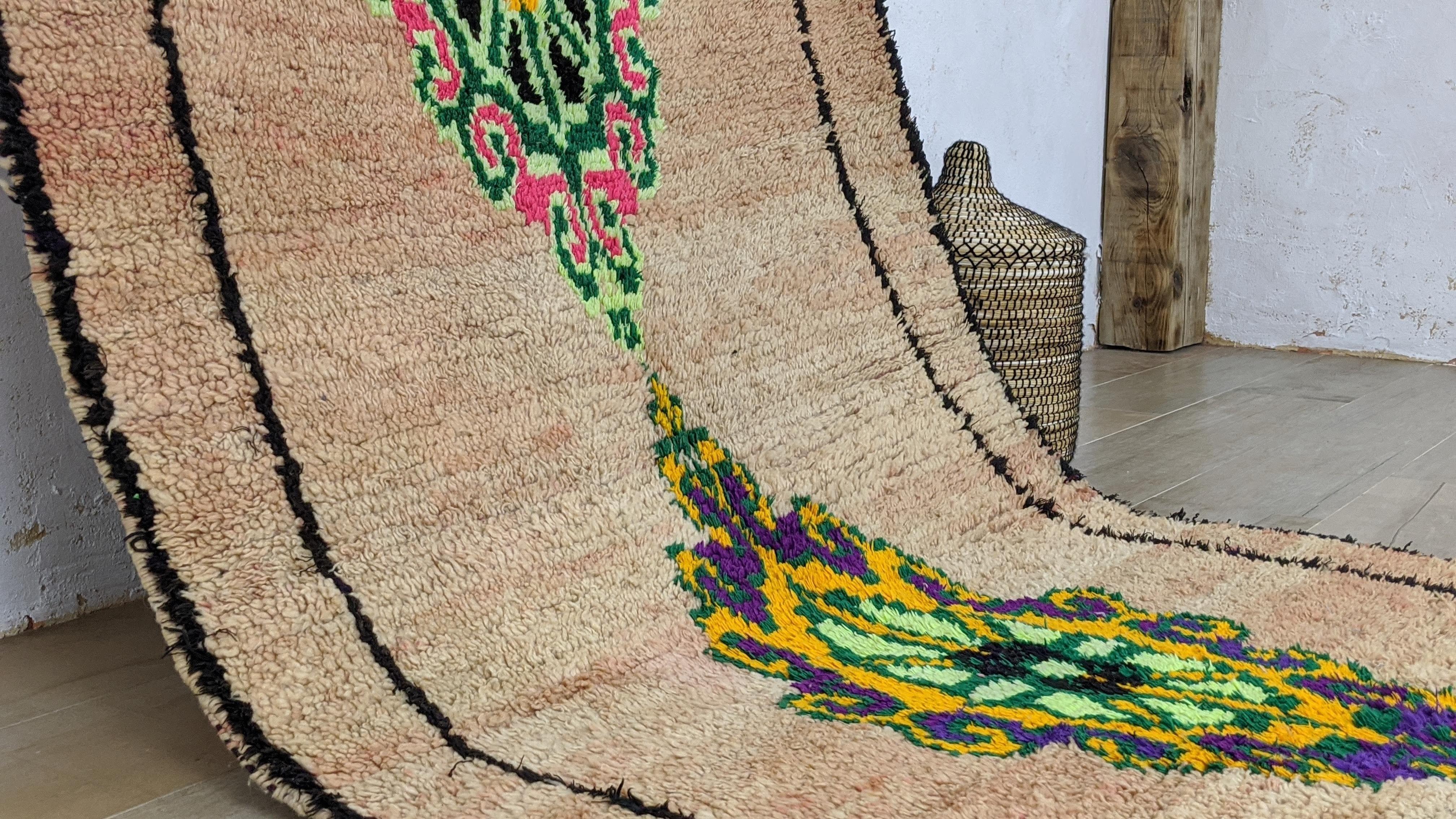Vintage Boujaad rug, 250 x 110 cm || 8.2 x 3.61 feet - Image 2