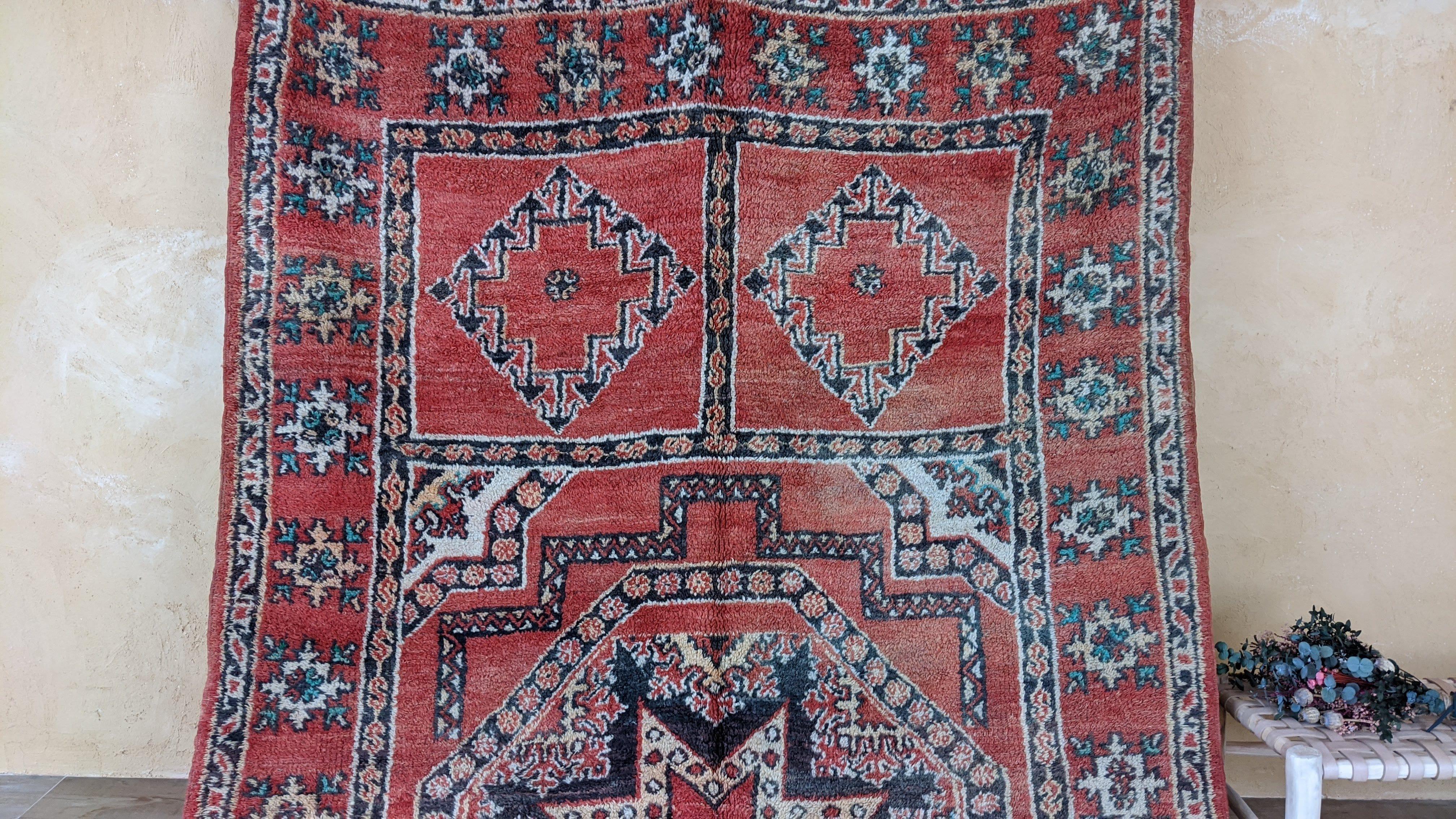 Vintage Boujaad rug, 340 x 190 cm || 11.15 x 6.23 feet - Image 8