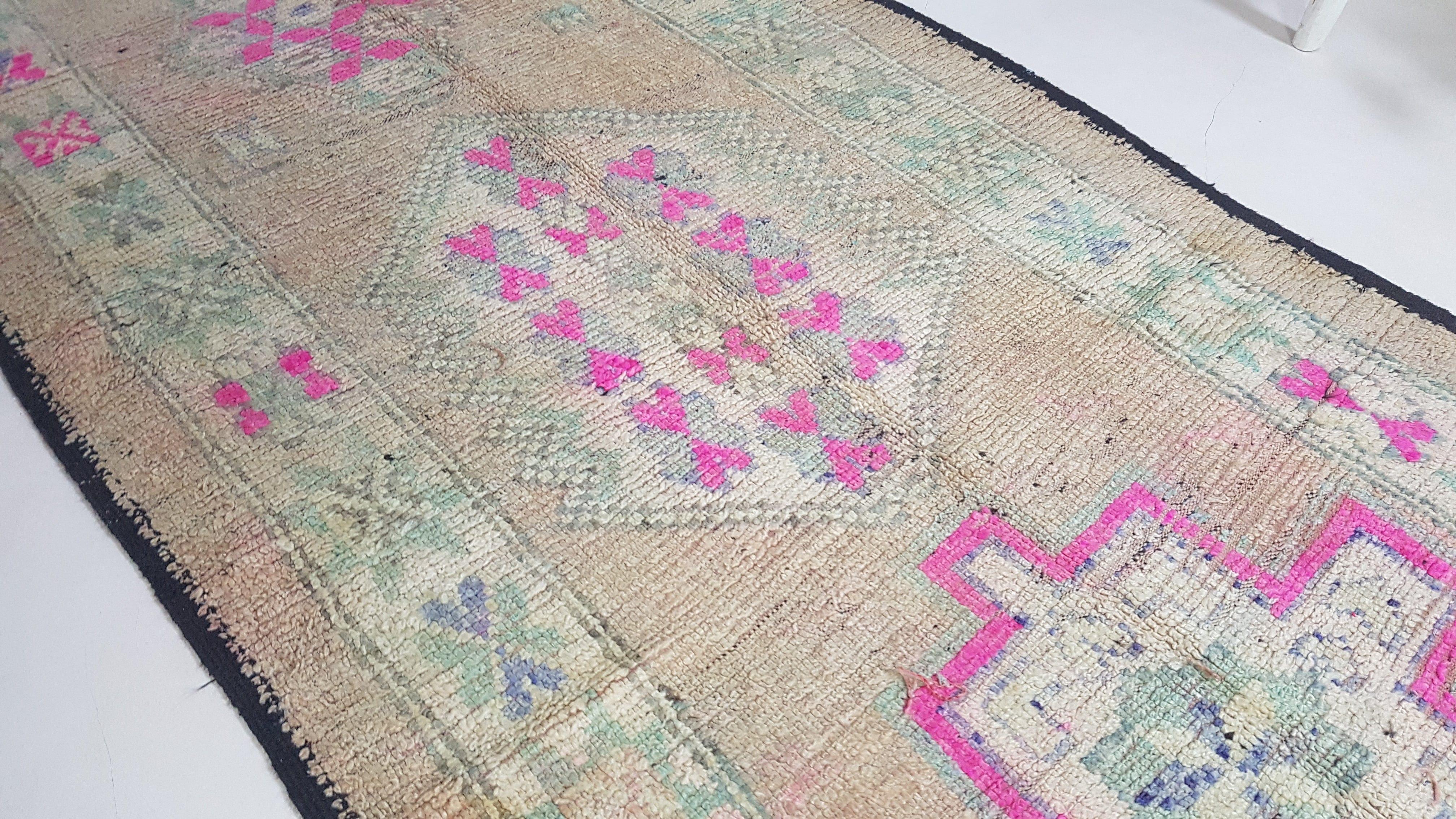 Vintage Boujaad rug, 355 x 155 cm || 11.65 x 5.09 feet - Image 5