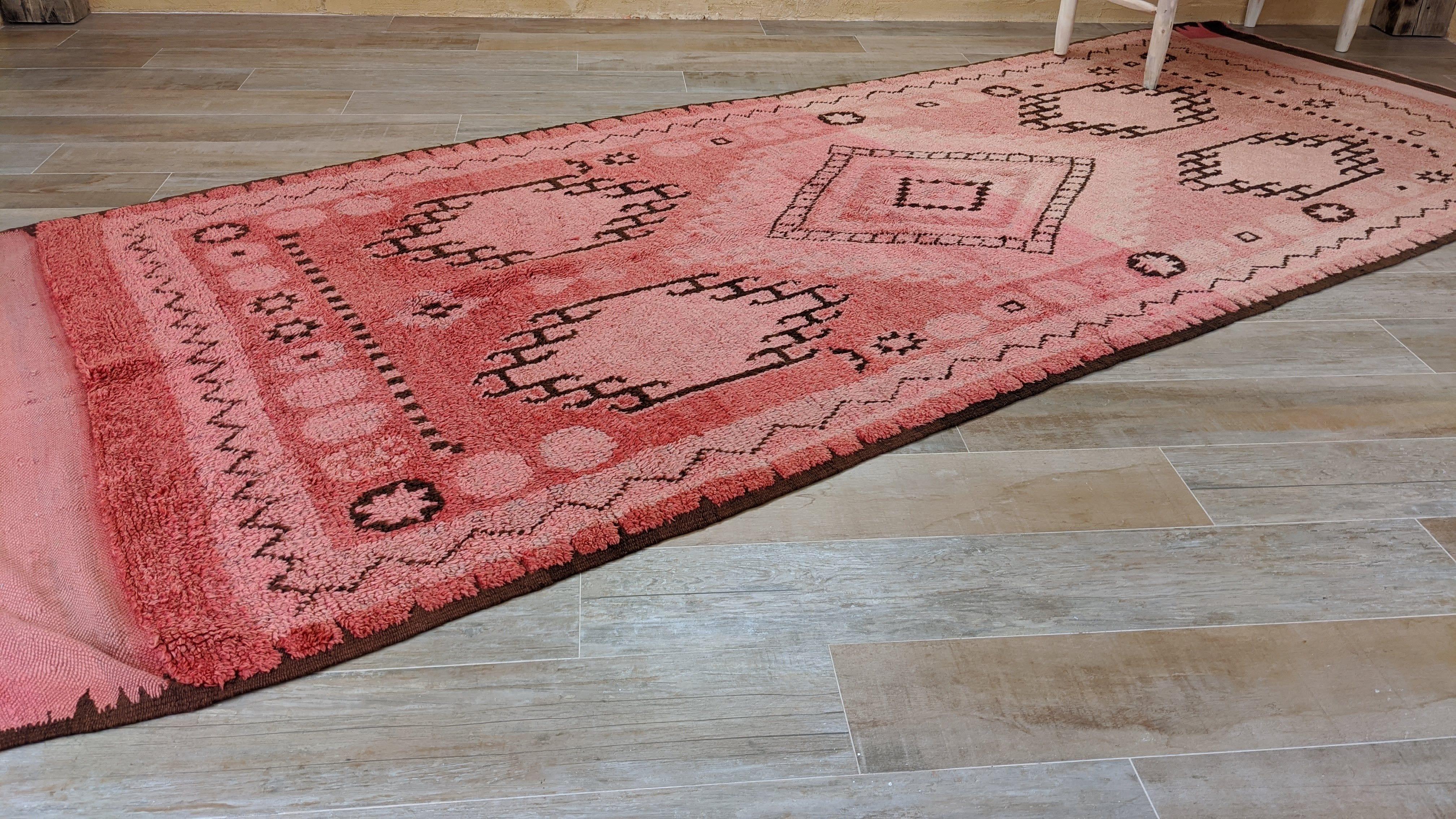 Vintage Boujaad rug, 415 x 155 cm || 13.62 x 5.09 feet - Image 4