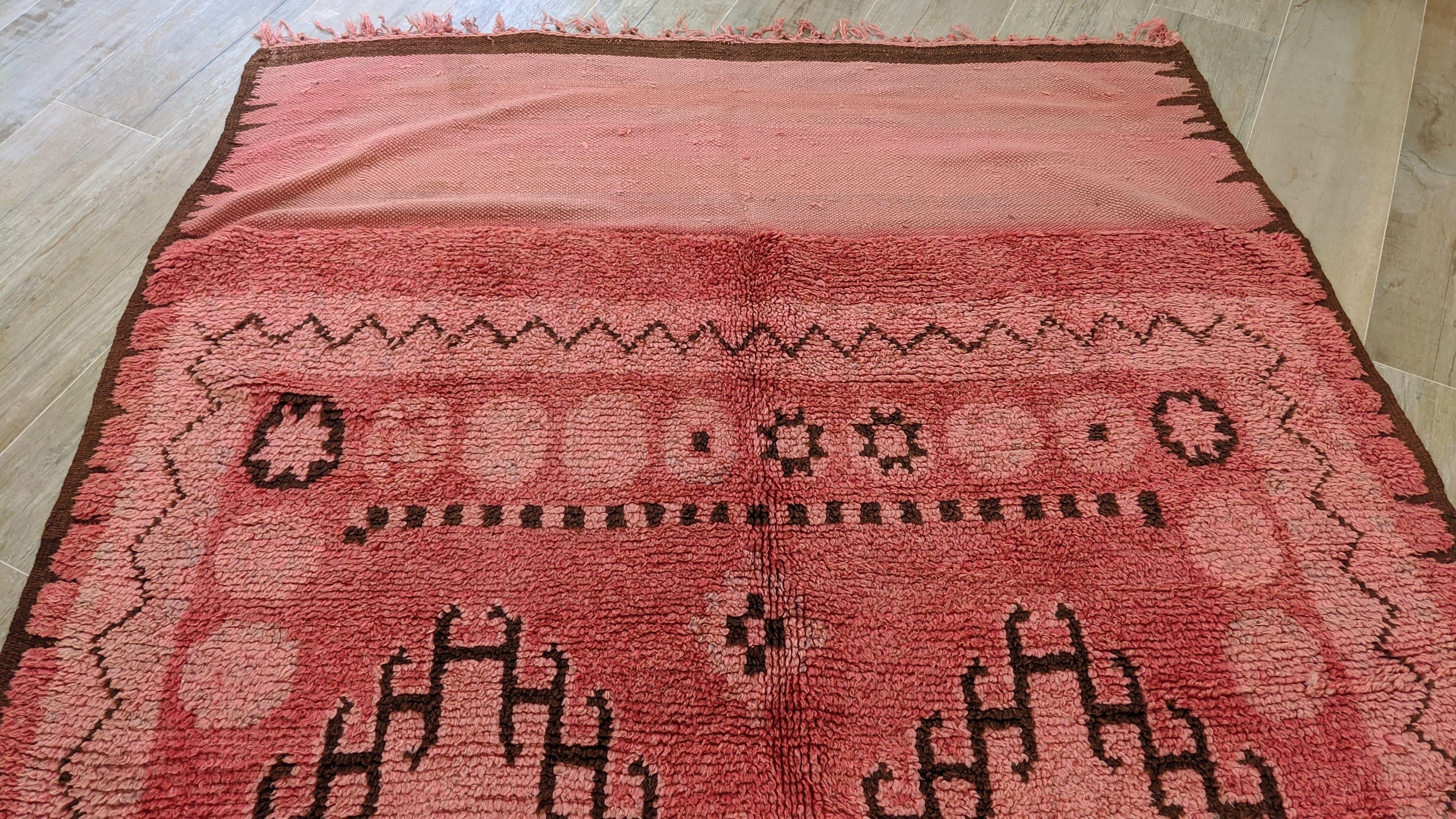 Vintage Boujaad rug, 415 x 155 cm || 13.62 x 5.09 feet - Image 6