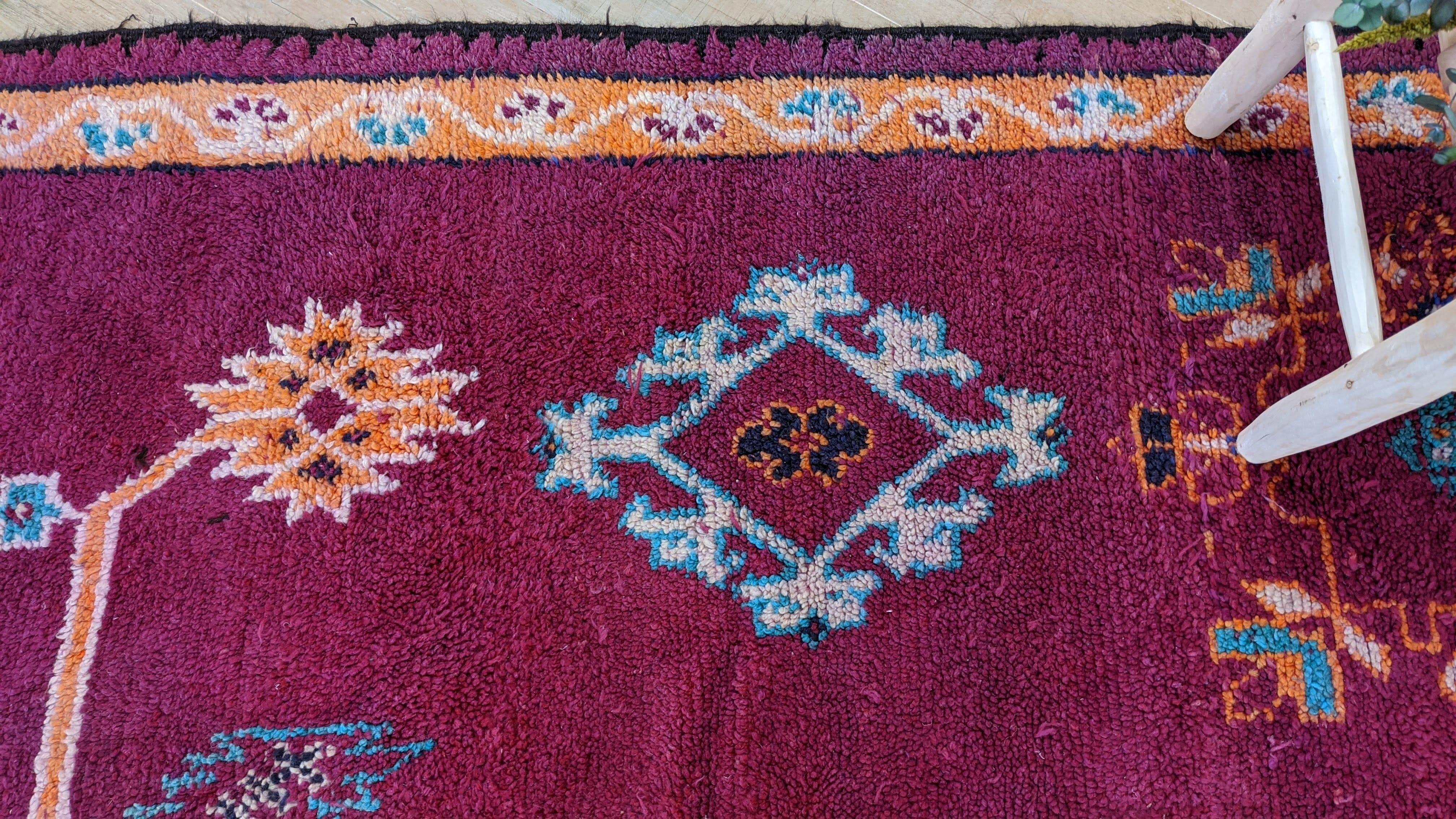 Vintage Boujaad rug, 530 x 220 cm || 17.39 x 7.22 feet - Image 4