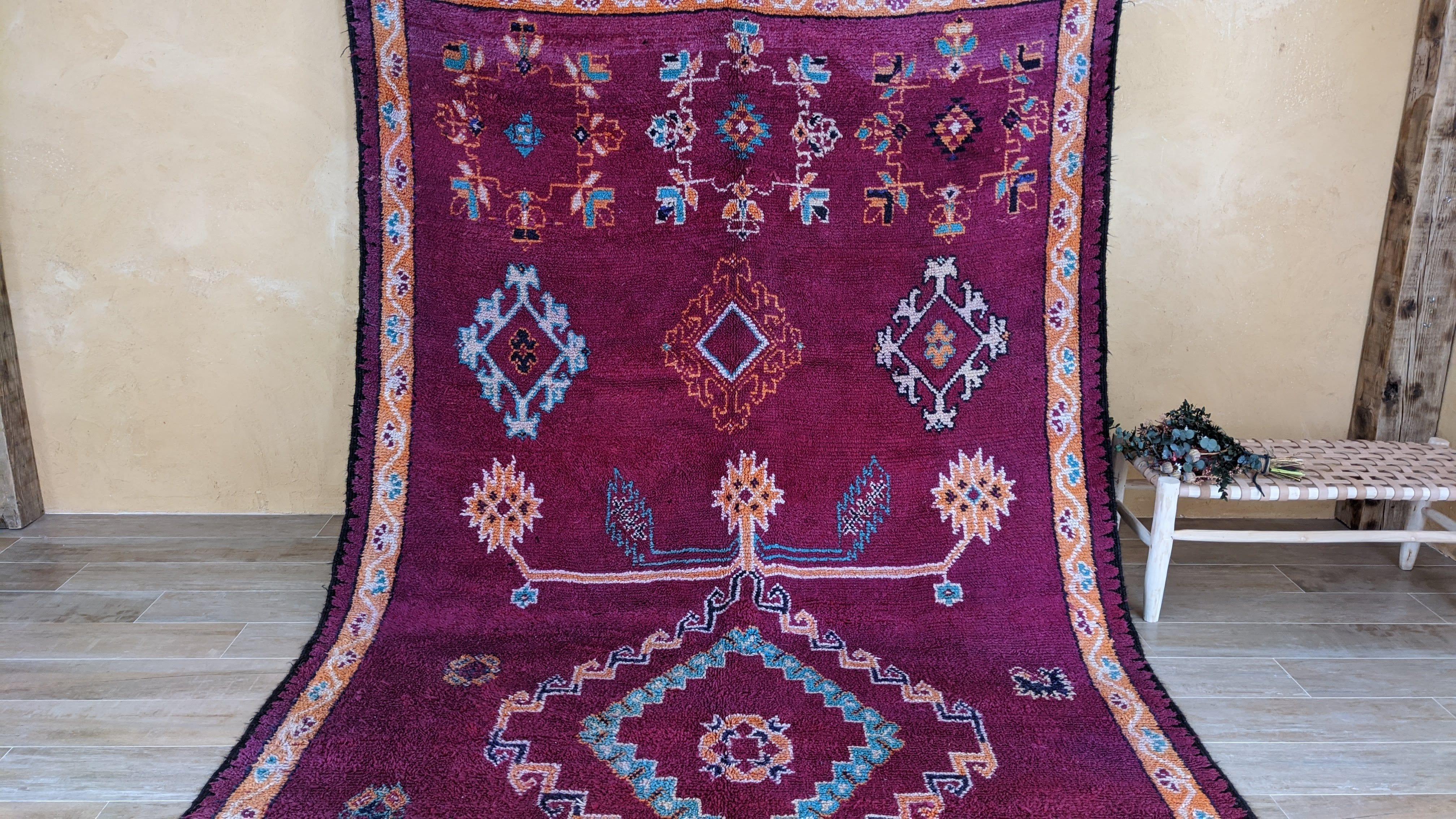 Vintage Boujaad rug, 530 x 220 cm || 17.39 x 7.22 feet - Image 6