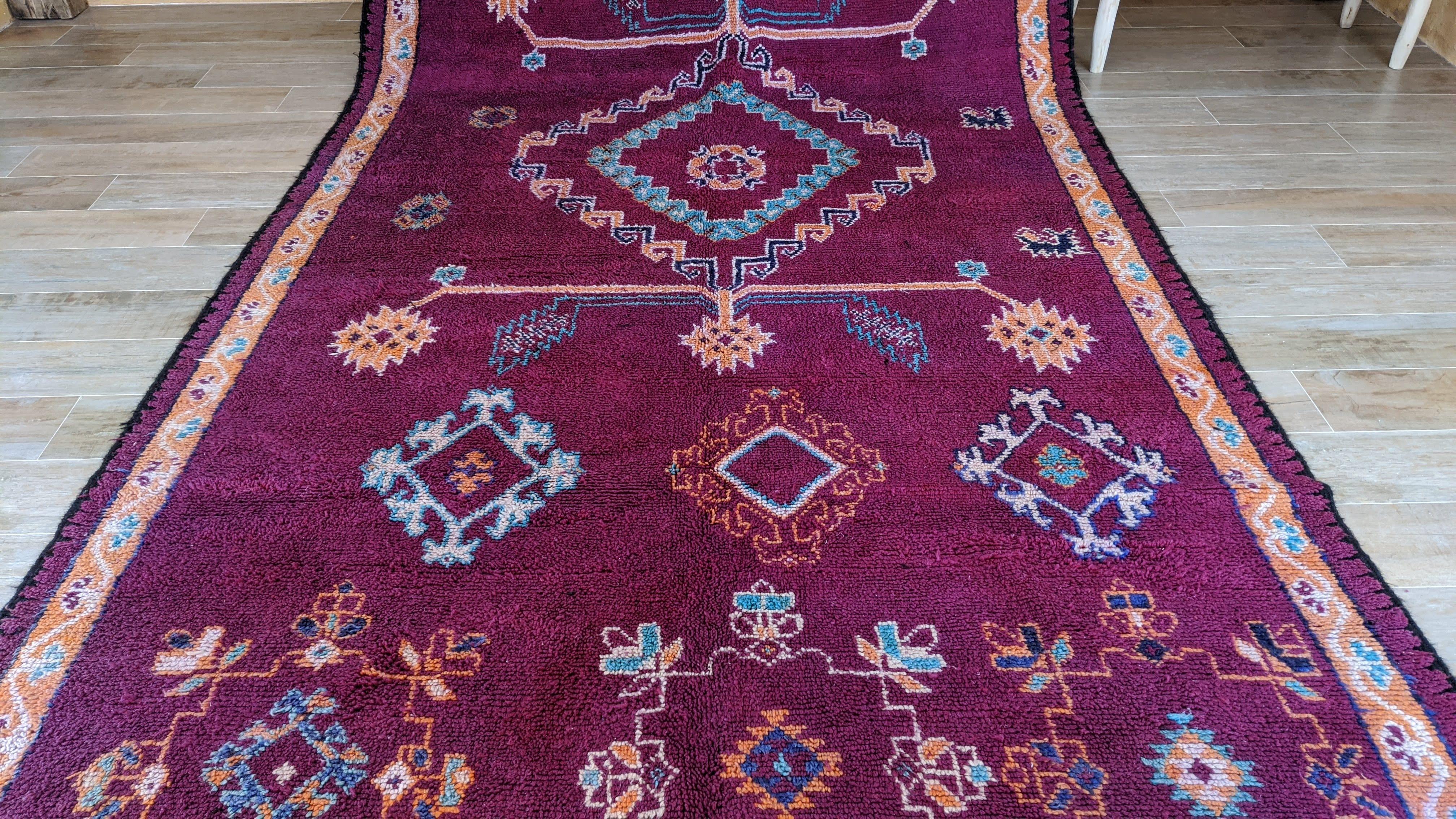 Vintage Boujaad rug, 530 x 220 cm || 17.39 x 7.22 feet - Image 7