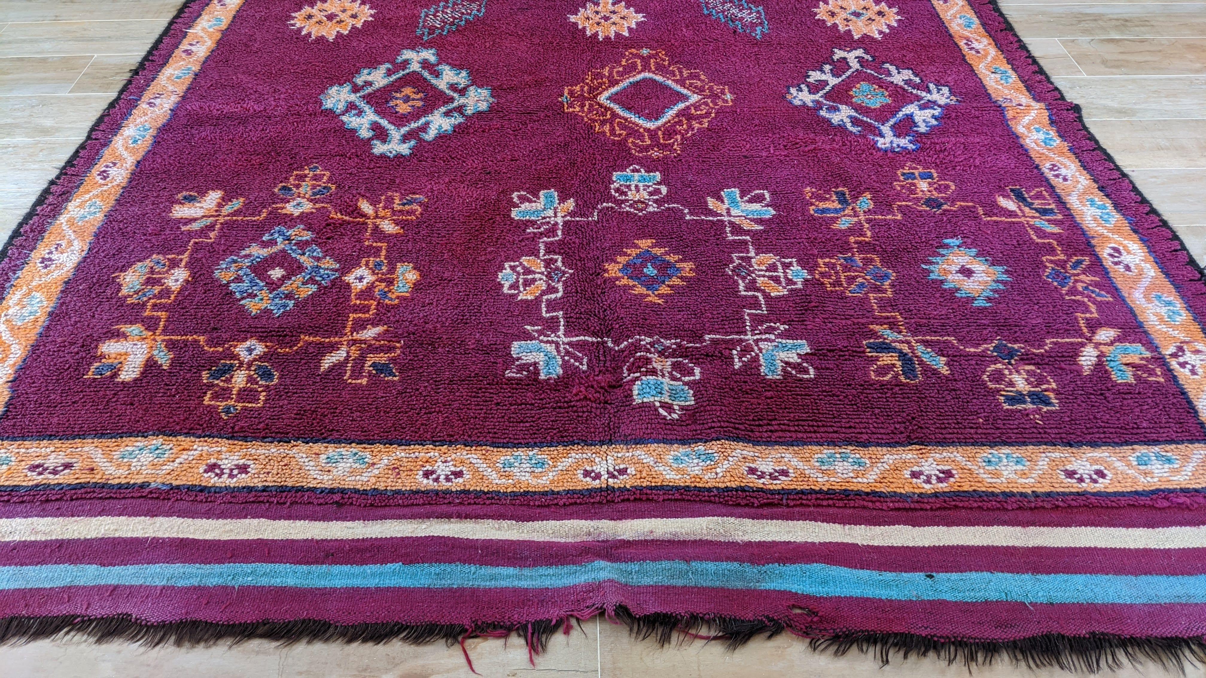 Vintage Boujaad rug, 530 x 220 cm || 17.39 x 7.22 feet - Image 8